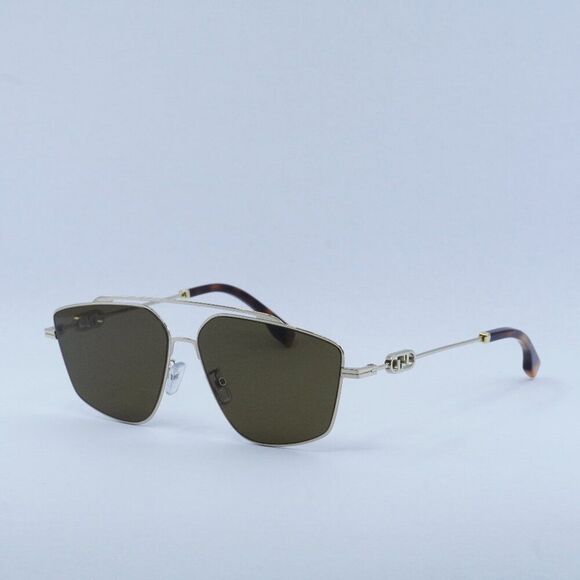 🕶️ New Fendi FE40079U 32E Sunglasses -Gold Frame, Brown Lenses